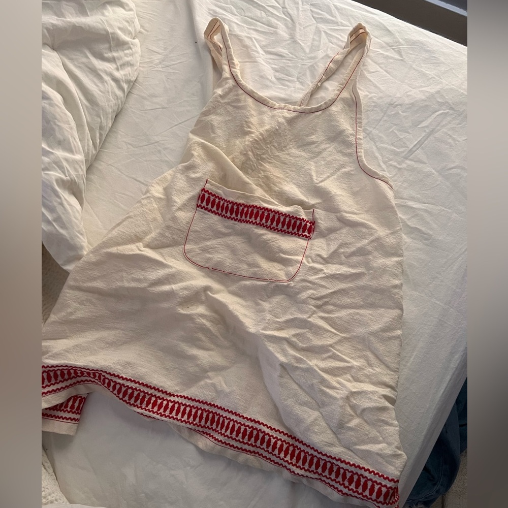 Hearth and hand kids apron embroidered